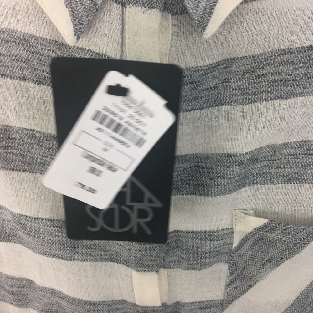 NWT Chaser Women's Long Sleeve Button Down Top Size Large - Picture 7 of 8